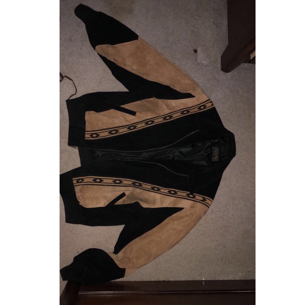 scully men’s suede coat